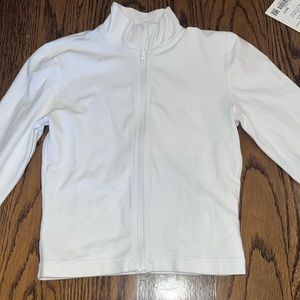 white cropped define jacket tna- aritzia